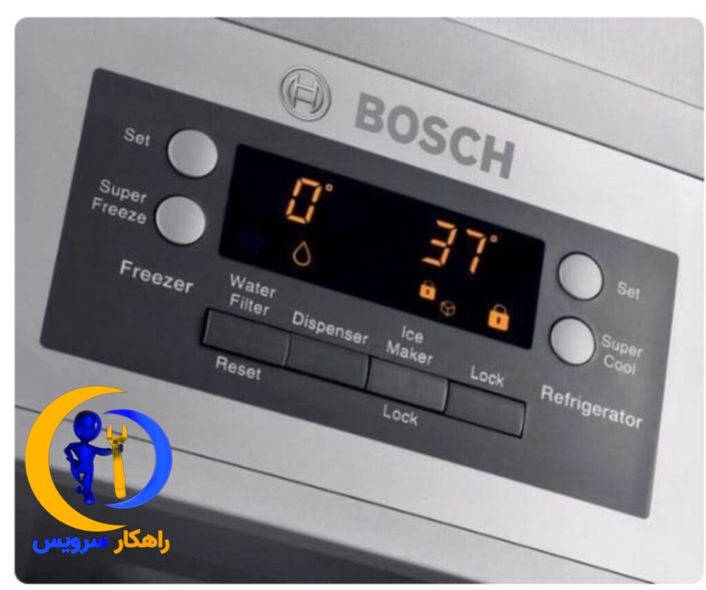 ریست فیلتر یخچال بوش